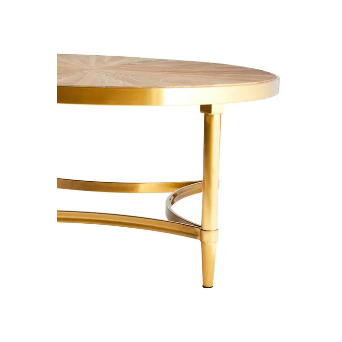 Janet Coffee Table With Curved Frame