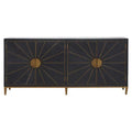 Mabel Black and Brass Sideboard