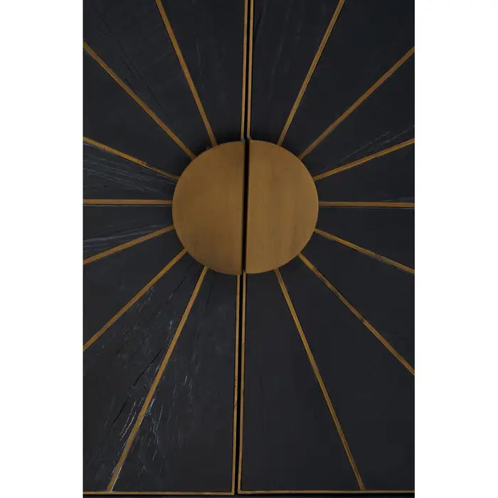 Mabel Black and Brass Sideboard