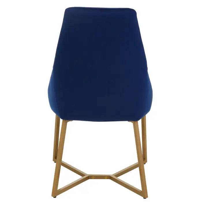 Vieste Midnight Velvet Dinner Chair
