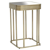Ella Side Table With Gold Polished Frame