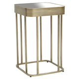Ella Side Table With Gold Polished Frame