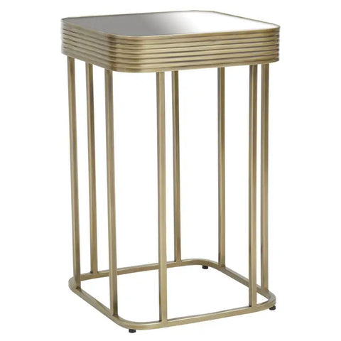 Ella Side Table With Gold Polished Frame