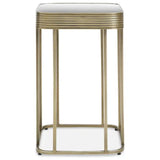 Ella Side Table With Gold Polished Frame
