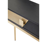 Davoli One Drawer Black And Grey Console Table