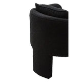 Ozzero Black Boucle Fabric Armchair
