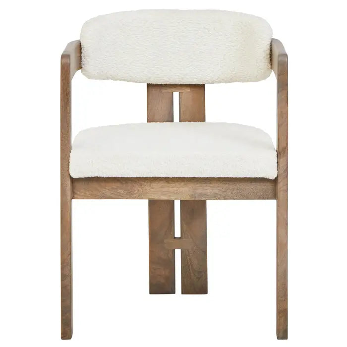 Tabita Grey Mango Wood Chair