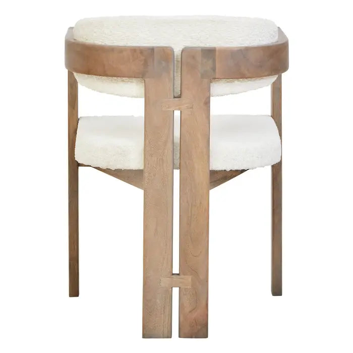 Tabita Grey Mango Wood Chair