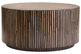 Barida Bamboo Inlay Round Coffee Table