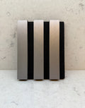 Silver acoustic wall panel