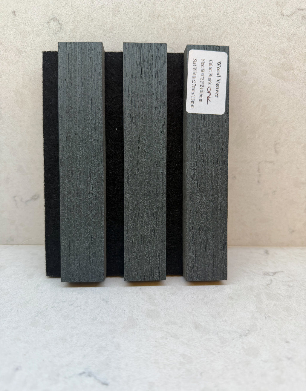 black Oak wood veneer wall panels