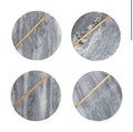 Kaza Set of Four Grey Marble Coasters