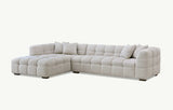 Aluxo Tribeca Corner Group in Oatmeal Boucle Fabric
