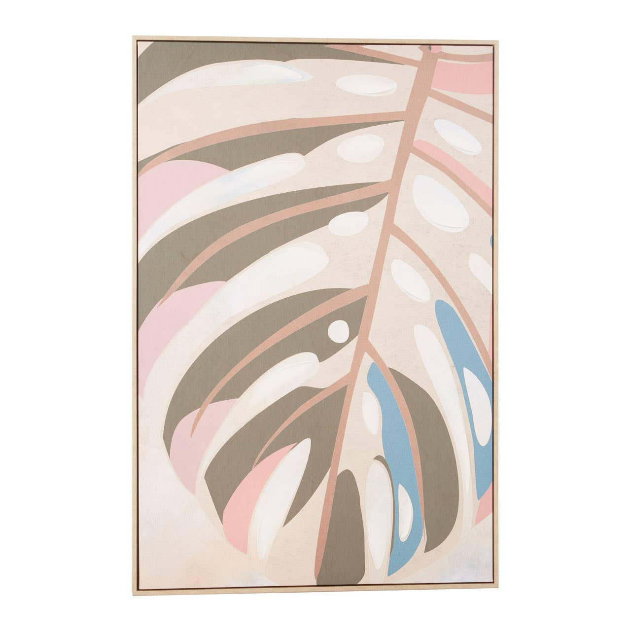 Asetto Canvas Leaf Design Wall Art