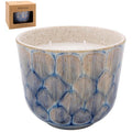 Blue Tortoise shell candle