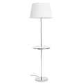 Stockton Chrome Finish Tapered Floor Lamp