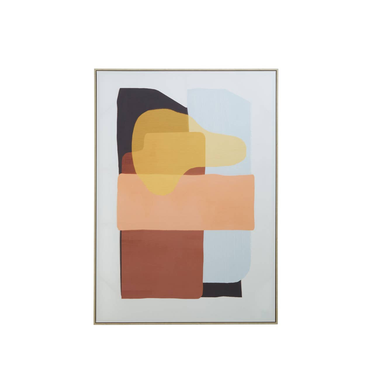 Asetto Multi Coloured Canvas Wall Art