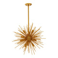 smule Brass Finish Metal Pendant Light