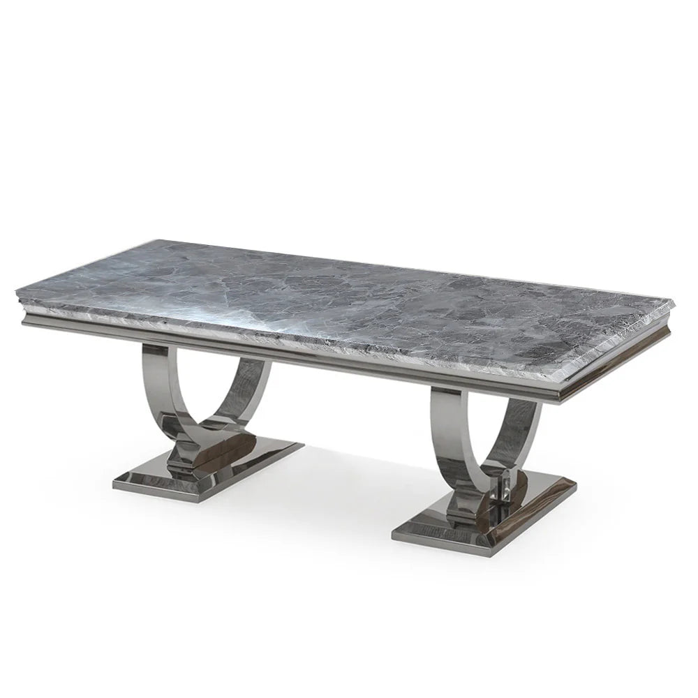 Arriana Coffee Table-Grey Marble
