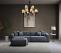 Aluxo Dakota Sofa Range in Charcoal Boucle