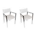Set Of Two White Rafa Chairs
