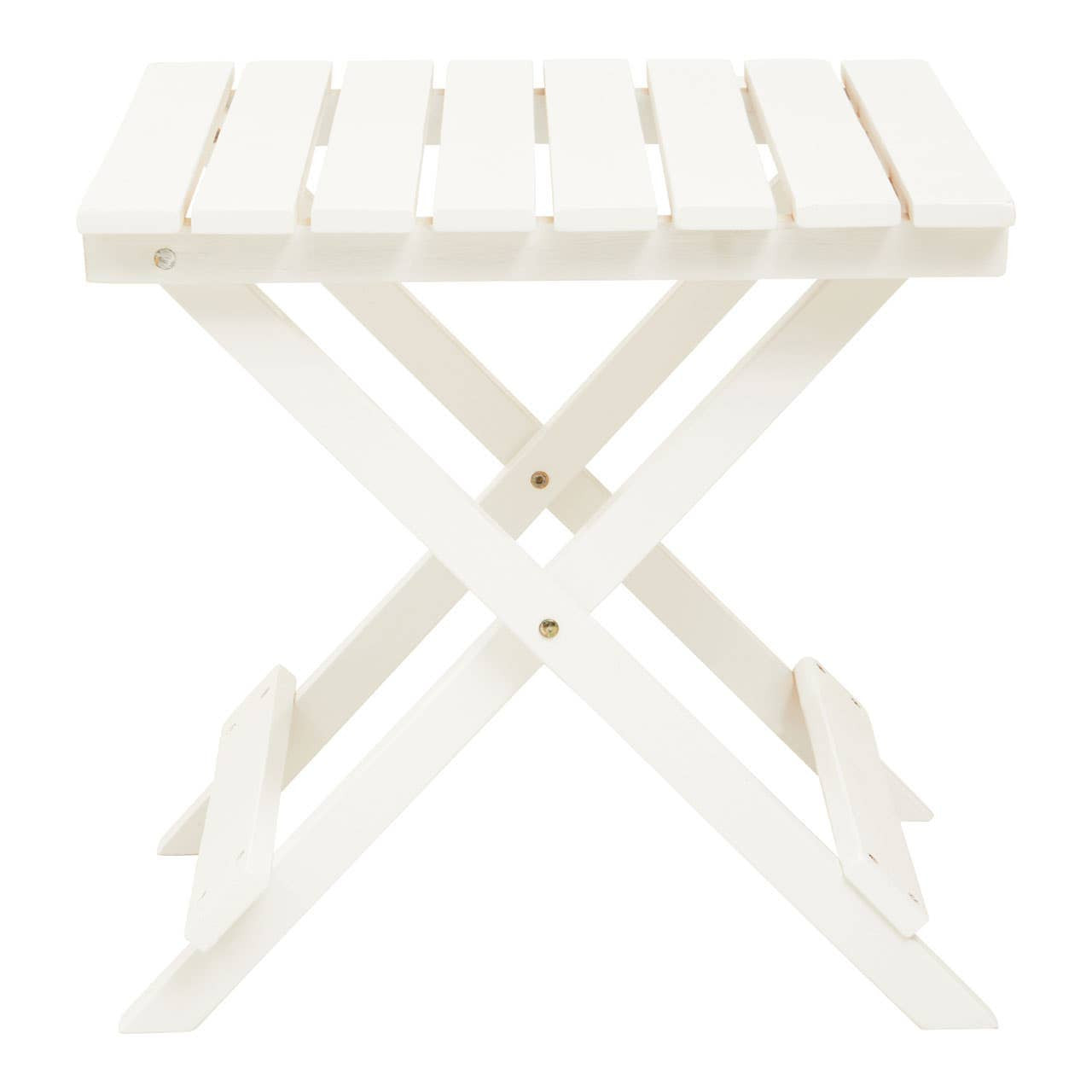 Beau White Folding Table