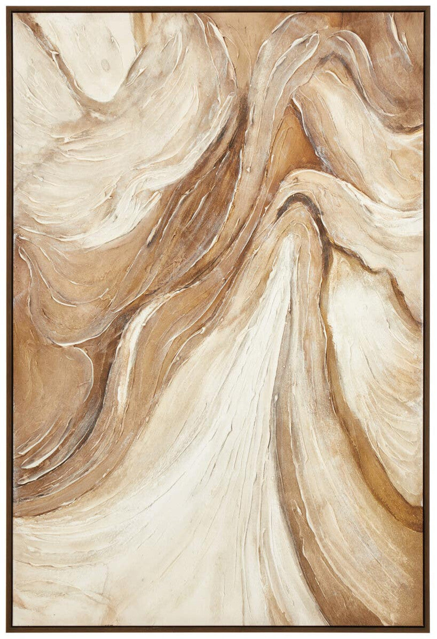 Asetto Neutral Abstract Textured Wall Art