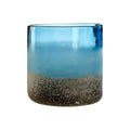 Chara Small Blue Sand Effect Vase